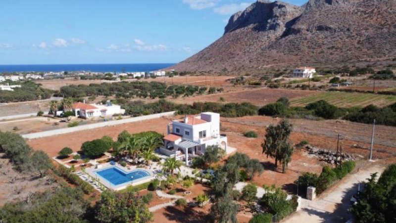 Stavros Kreta, Stavros: Traumhafte Villa in Strandnähe zu verkaufen Haus kaufen